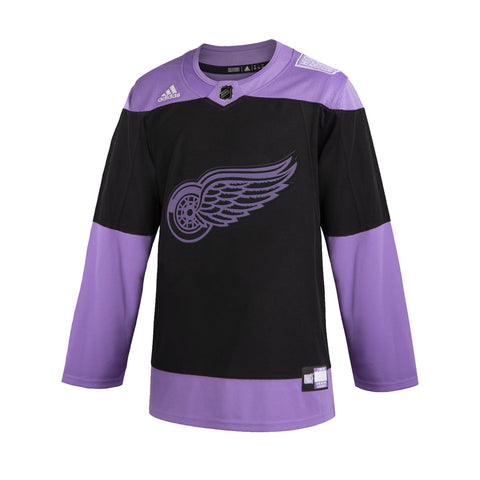 [EH9256] Mens Adidas Detroit Red Wings Hockey Fights Cancer Authentic Practice Jersey