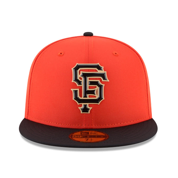 [11554516] Mens New Era MLB 59Fifty Authentic BP Fitted - San Francisco Giants