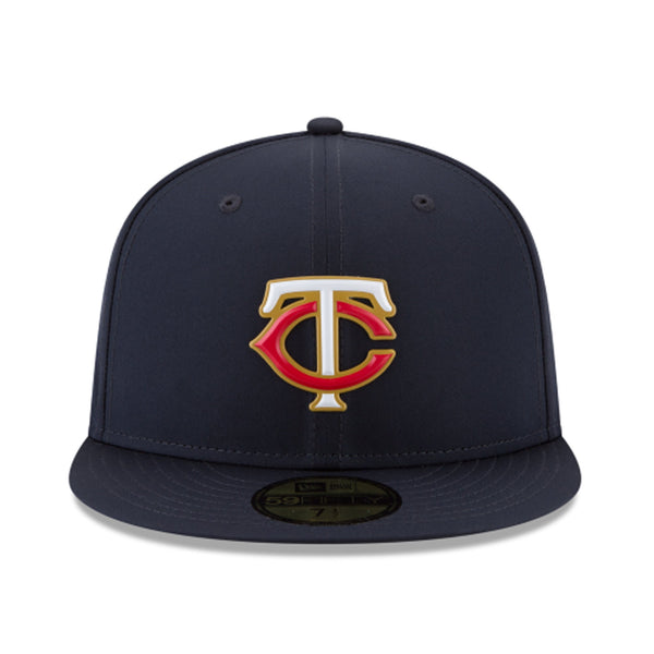 [11554523] Mens New Era MLB 59Fifty Authentic BP Fitted - Minnesota Twins