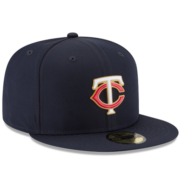 [11554523] Mens New Era MLB 59Fifty Authentic BP Fitted - Minnesota Twins