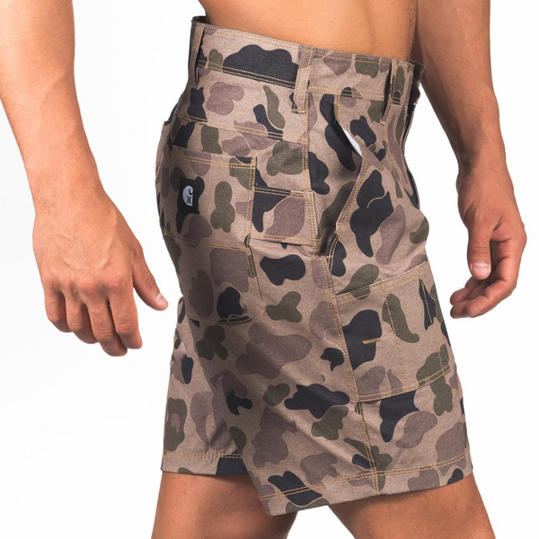 [AR0724-325] Mens Hurley Carhartt Camo Work Short 19"