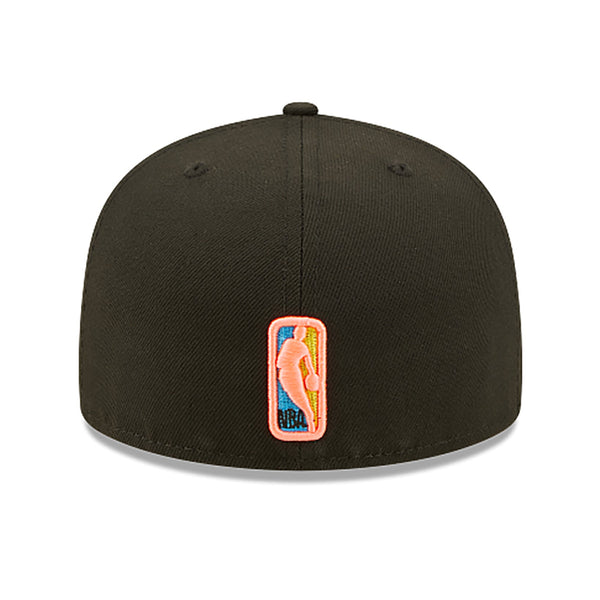 [70643195] Mens New Era NBA 5950 PINK GLOW FITTED - GOLDEN STATE WARRIORS