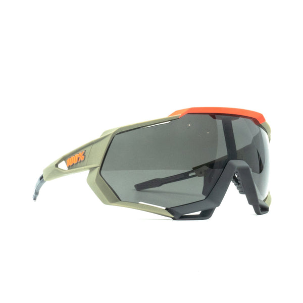 [61023-104-57] Mens 100% Speedtrap Soft Tact Sunglasses
