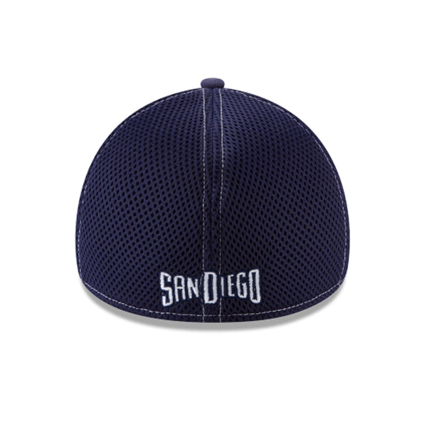 [11432309] Mens New Era MLB 39Thirty Neo Flex Fit Cap - San Diego Padres