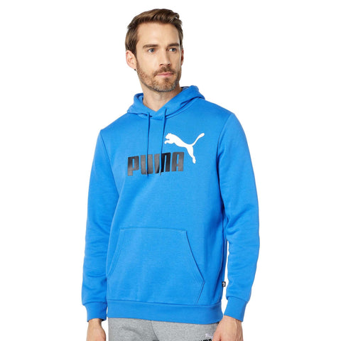 [846849-75] Mens Puma Essential+ Big Logo Hoodie Fleece