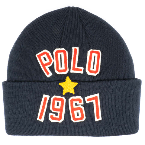 [PC0588-411] Mens Polo Ralph Lauren 1967 Watchcap Knitted Hat