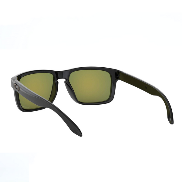 [OO9102-F1] Mens Oakley Holbrook Polarized Sunglasses -Polished Black/PRIZM Ruby