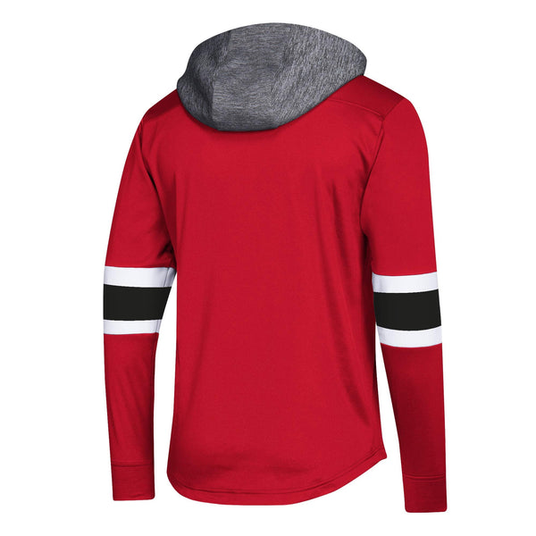 [DN2588] Mens Adidas NHL Chicago Blackhawks Platinum Jersey Hoodie
