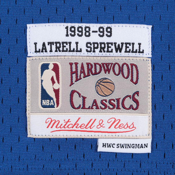 Mens Mitchell & Ness NBA Swingman Road Jersey NY Knicks 98-99 Latrell Sprewell