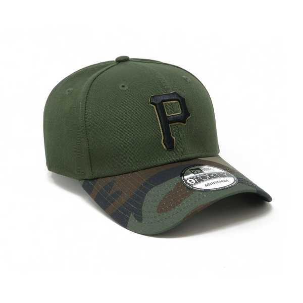 [11576721] Mens New Era MLB League 9Forty Adjustable Cap - Pittsburgh Pirates