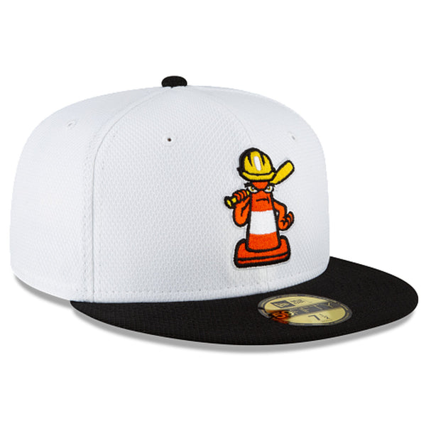 [60071481] Mens New Era MILB Theme 59Fifty - Charlotte Knights Traffic Cones'