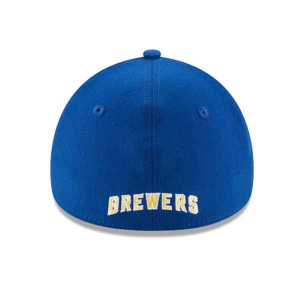 [10975812] Mens New Era MLB 39Thirty Flex Fit Cap - Milwaukee Brewers