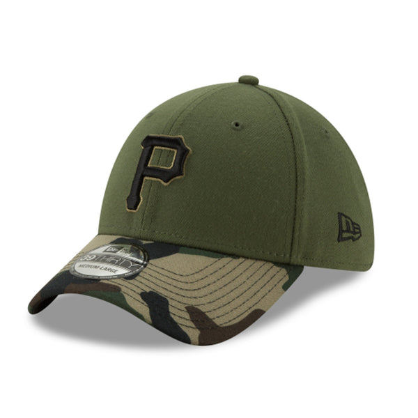[11576729] Mens New Era MLB 39Thirty Flex Fit Cap - Pittsburgh Pirates