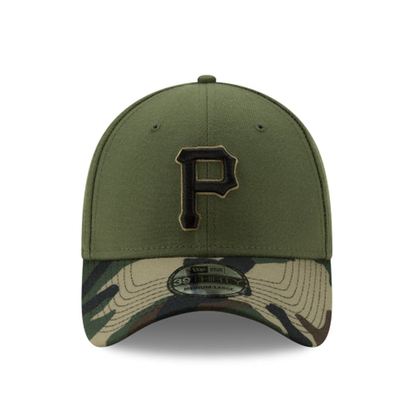 [11576729] Mens New Era MLB 39Thirty Flex Fit Cap - Pittsburgh Pirates