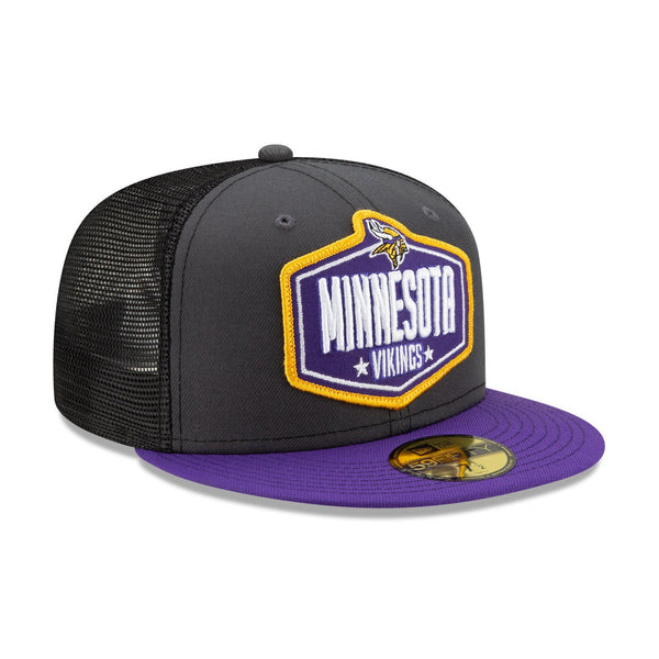 [60139128] Mens New Era NFL 2021 Draft 59Fifty Fitted - Minnesota Vikings