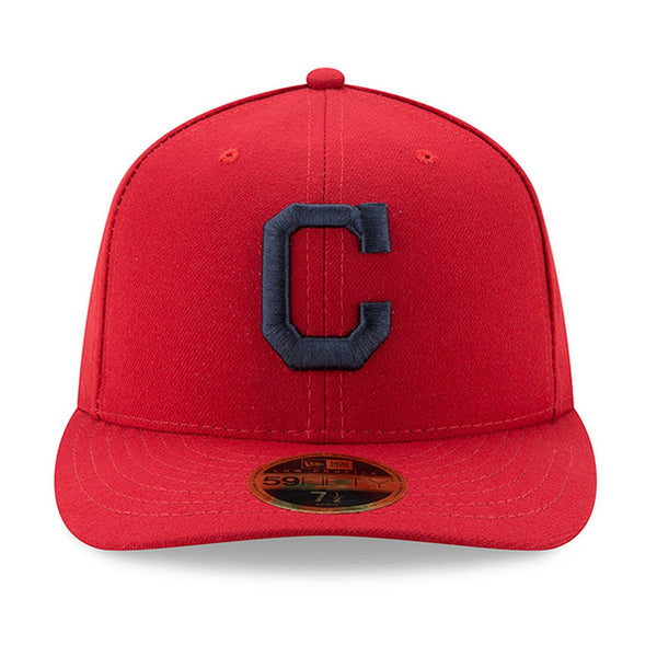 [70367453] Mens New Era MLB Low Profile Authentic 5950 - Cleveland Indians