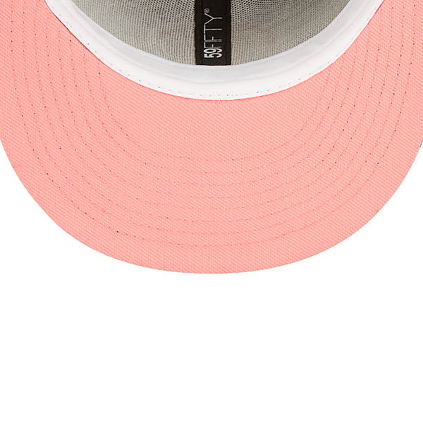 [70643201] Mens New Era NBA 5950 PINK GLOW FITTED - NY KNICKS