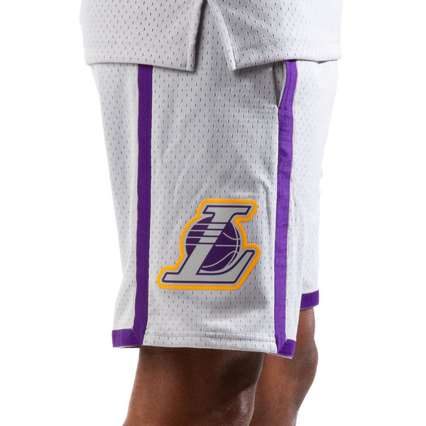 Mens Mitchell & Ness NBA RELOAD 2.0 SWINGMAN SHORTS - LA LAKERS 2009