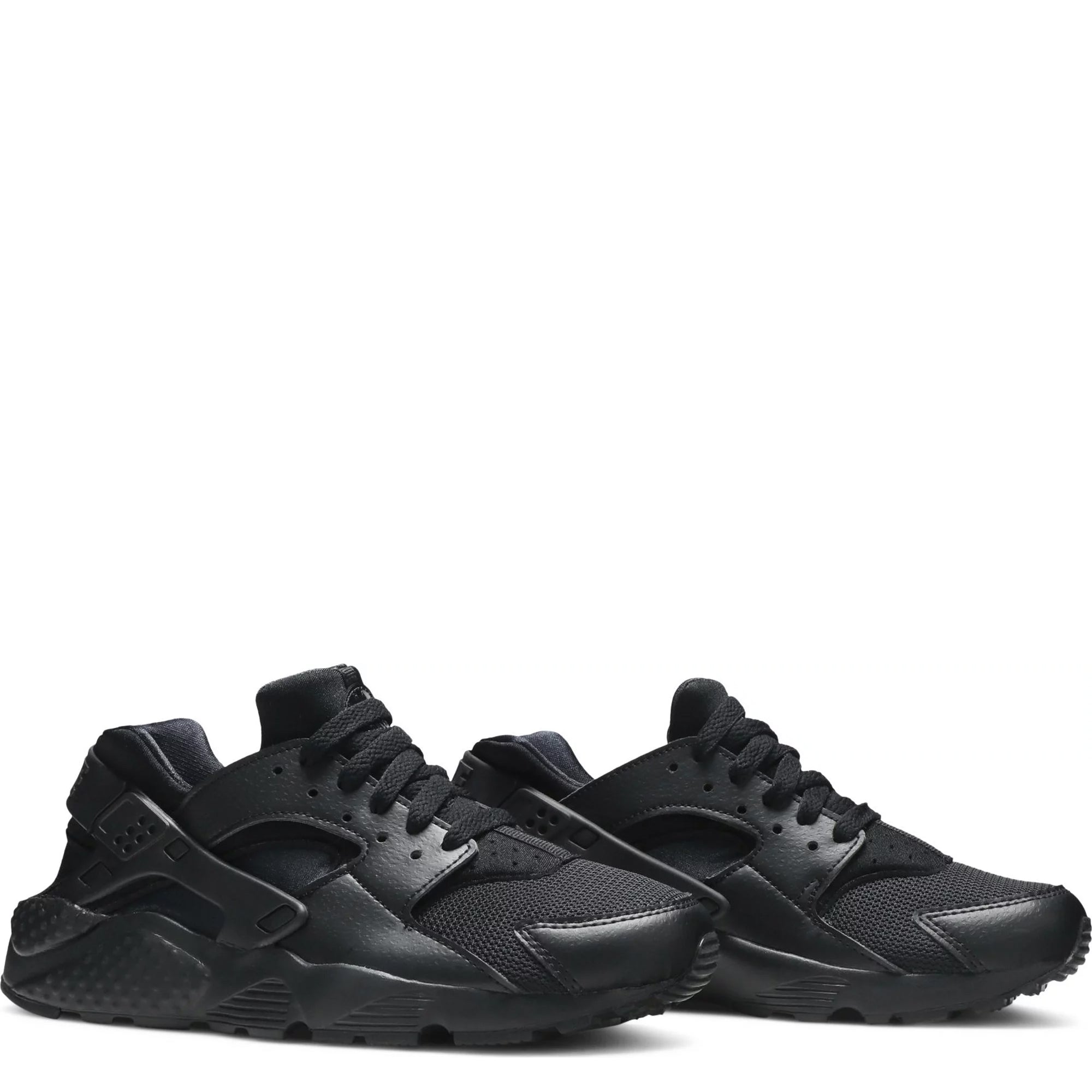 [654275-016] Youth Nike Air Huarache Run (GS) 'Triple Black'