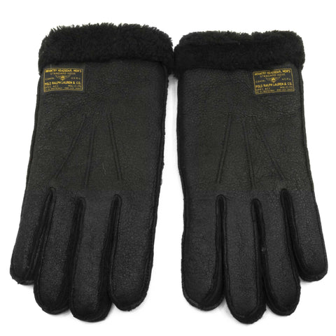 [PG0085-001] Mens Polo Ralph Lauren Military Shearling Gloves