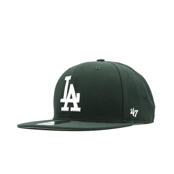 Mens 47 Brand LA Dodgers Captain Snapback - Dark Green/White Logo