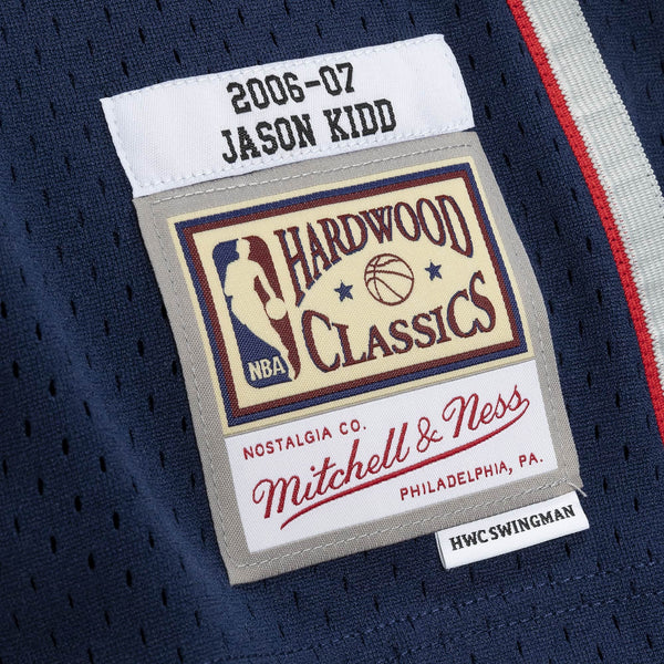 Mens Mitchell & Ness NBA Swingman Jersey NJ Nets 06 Jason Kidd