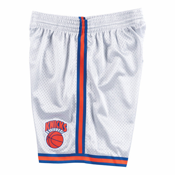 Mens Mitchell & Ness NBA Platinum Swingman Shorts 1991-92 New York Knicks