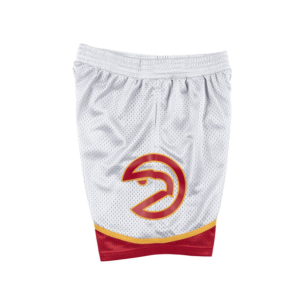 Mens Mitchell & Ness NBA Platinum Swingman Shorts 1987-88 Atlanta Hawks