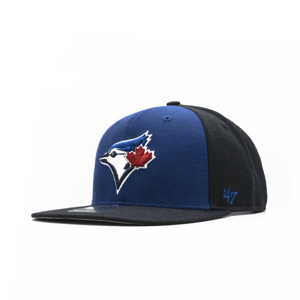 Mens 47 Brand Toronto Blue Jays Sure Shot Snapback - Royal Blue/Navy Blue