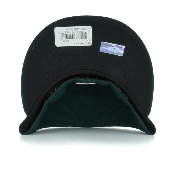 [70367422] Mens New Era MLB Low Profile Authentic 5950 - Oakland Athletics Road '17