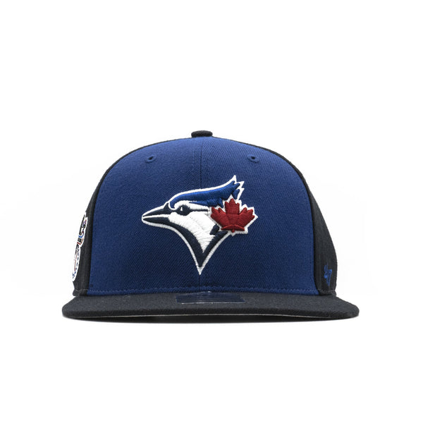Mens 47 Brand Toronto Blue Jays Sure Shot Snapback - Royal Blue/Navy Blue