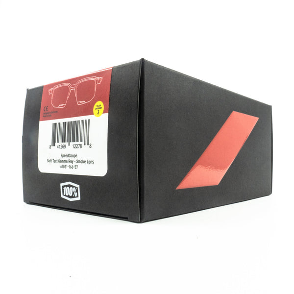 [61021-166-57] Mens 100% SpeedCoupe Soft Tact Sunglasses