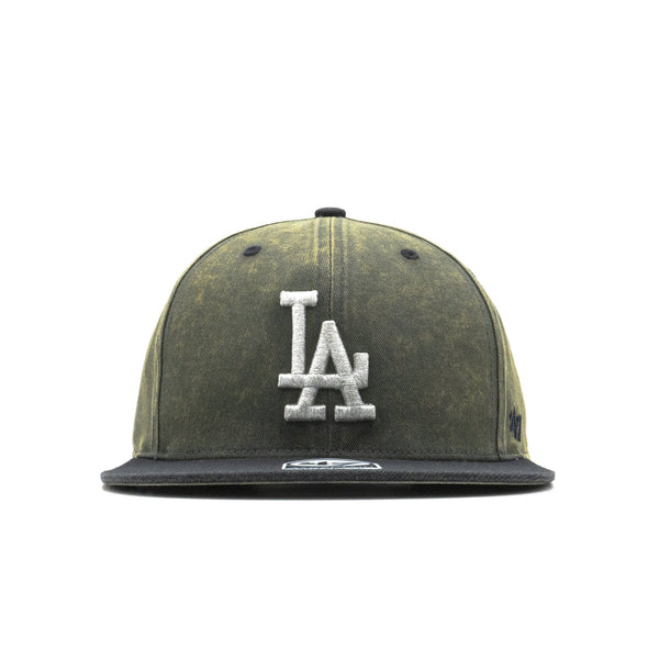 Mens 47 Brand LA Dodgers Cement Captain Snapback - Vintage Navy