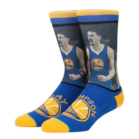 [M548D17KLA-BLU] Mens Stance NBA Golden State Warriors Klay Thompson Socks