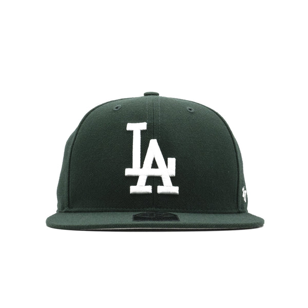 Mens 47 Brand LA Dodgers Captain Snapback - Dark Green/White Logo
