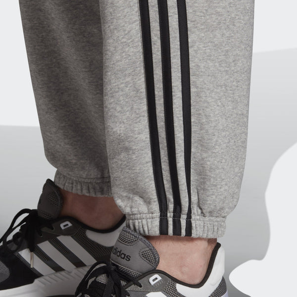 [EI4885] Mens Adidas Essentials 3 Stripes Fleece Pants