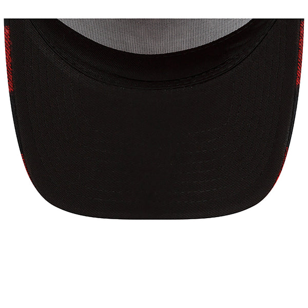 [12593559] Mens New Era MLB 9Forty Red Flannel Snapback Cap - New York Yankees