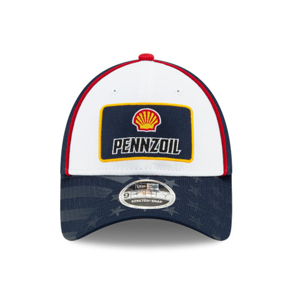 [12369053] Mens New Era Nascar 9Forty USA Cap - Joey Logano