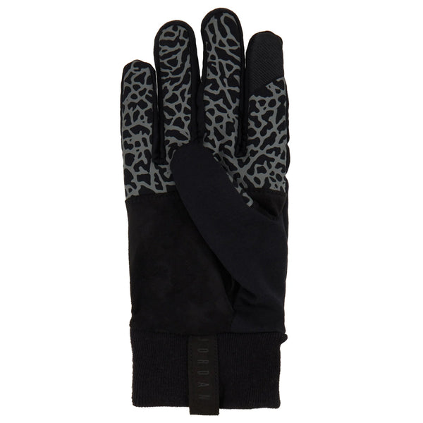 [J.000.3594.980] Mens Air Jordan Shield TG Coldweather Gloves Cement Print