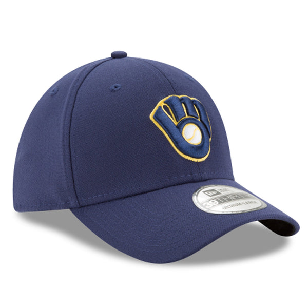 [11278957] Mens New Era MLB 39Thirty Flex Fit Cap - Milwaukee Brewers