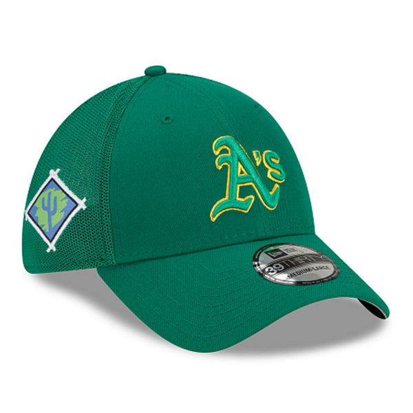 [60227878] Mens New Era MLB 39Thirty Spring Training Cap - Oakland Athletics