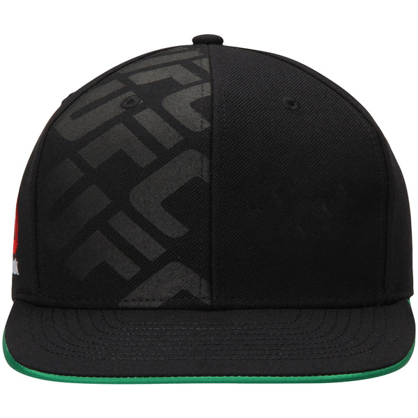 [M641Z] UFC Flexfit Hat - Black | Green