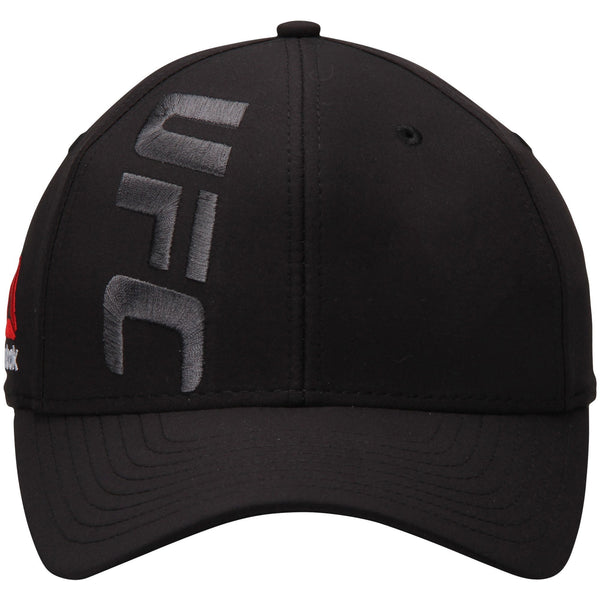 [M642Z] UFC Structured Flex Hat - Black | Dark Grey