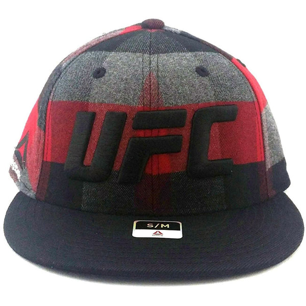 [M850Z] UFC Buffalo Plaid Flannel FVF Hat
