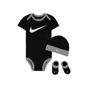 [MN0072-023] Baby Nike Bodysuit, Hat and Booties 3-PC Box Set