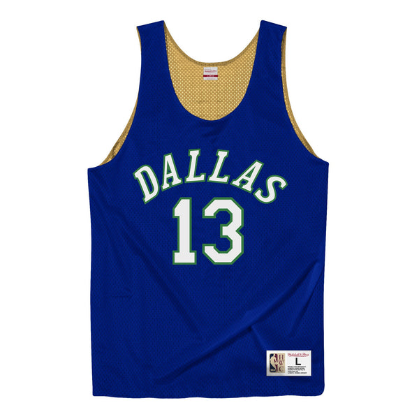 Mens Mitchell & Ness NBA Reversible Mesh Tank Dallas Mavericks 2003 Steve Nash