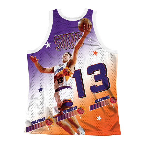 Mens Mitchell & Ness NBA Behind The Back Tank Phoenix Suns Steve Nash