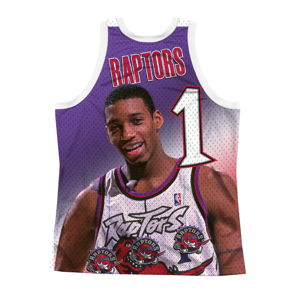 Mens Mitchell & Ness NBA Behind The Back Tank Toronto Raptors Tracy Mcgrady