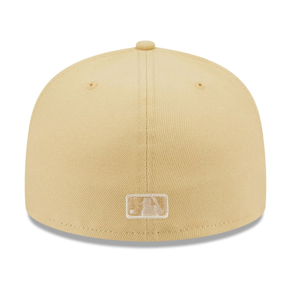 [60417748] MENS NEW ERA MLB NY YANKEES 5950 RAFFIA FRONT FITTED - BEIGE