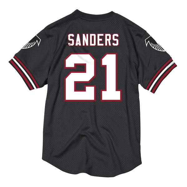 Mens Mitchell & Ness NFL Name & Number Mesh Crew Neck Atlanta Falcons